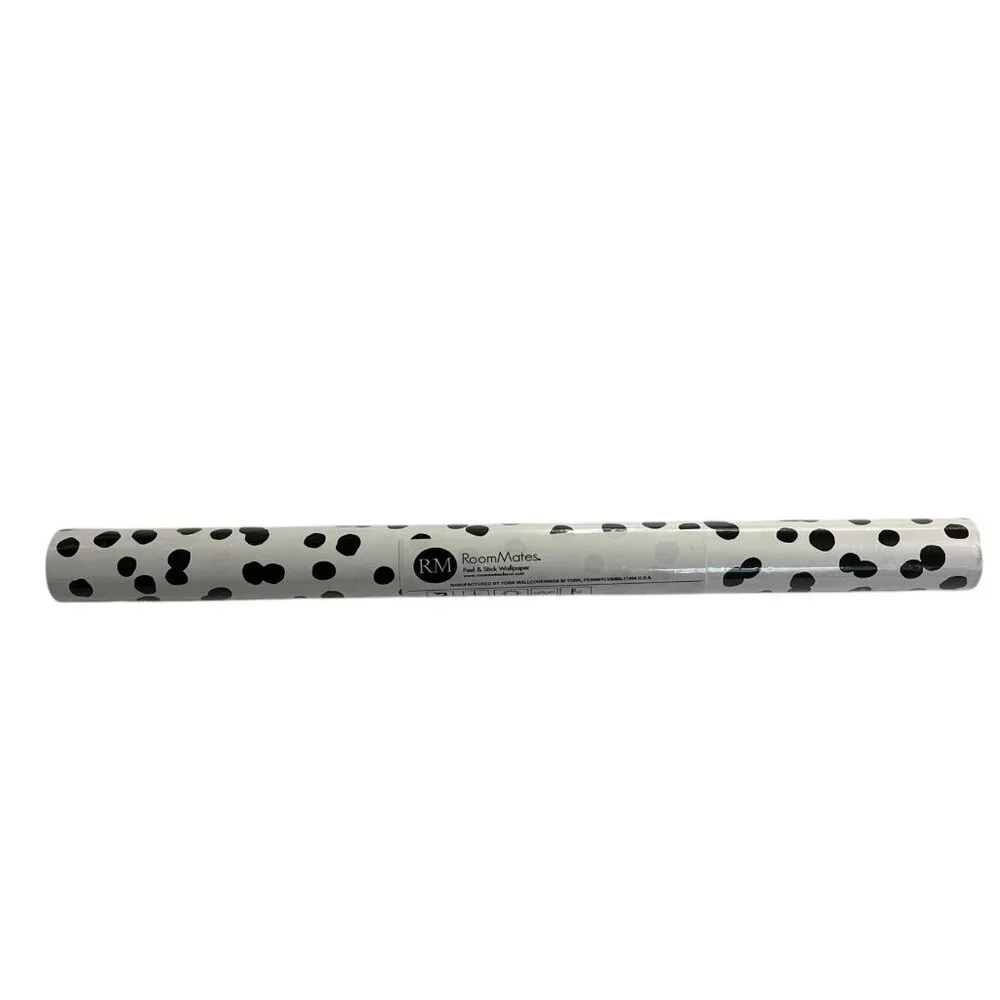 RoomMates Peel Stick Wallpaper Black Confetti Whimsical Statement Accent‎ Wall